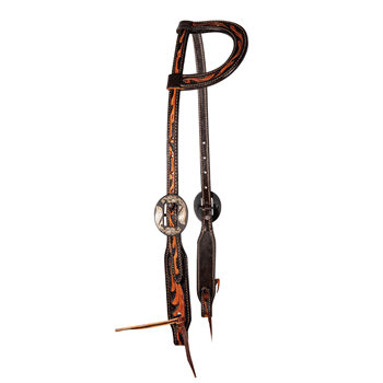 Prof. Choice | Floral One Ear Headstall