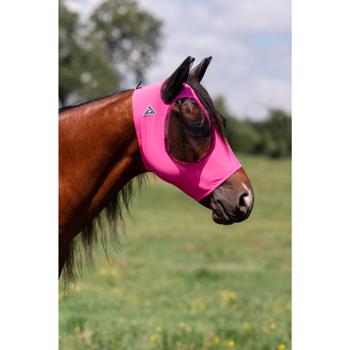 Comfort Fit Lycra Fly Mask w/ Forelock Opening | Pink Full