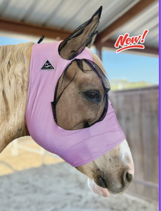 Comfort Fit Lycra Fly Mask w/ Forelock Opening | Orchid Cob