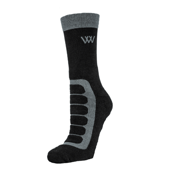 Woof Wear | Short Bamboo Tech Sock | Black/Grey