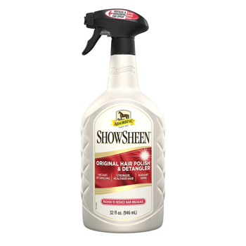 Showsheen Spray - Showshine - Pels, man og hale pleje til heste - No. 1 Detangler og Grooming spray - Spray til langhårede hunde