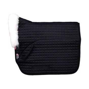 Competition Dressage Sheepskin Pad w/ Ortho | Black