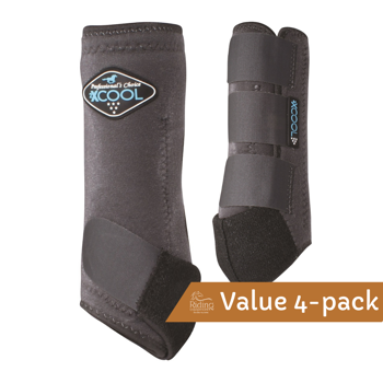 2XCool Sports Medicine Boots 4-pack | Charcoal