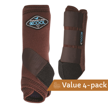2XCool Sports Medicine Boots 4-pack | Chocolate