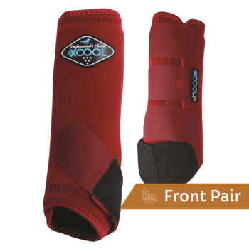 2XCool Sports Medicine Front Boots | Crimson Red