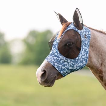 Comfort Fit Lycra Fly Mask w/ Forelock Opening | Bleach Dye Full
