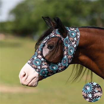 Comfort Fit Lycra Fly Mask w/ Forelock Opening | Bison Cob