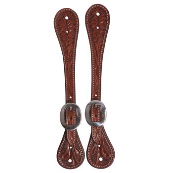 Prof. Choice | Oak Tooled Spur Straps | Adults Guthrie