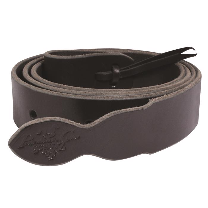 Tie Strap 1 3/4" x 6\' | Black Leather