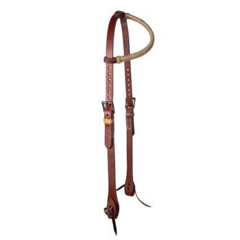 Professional's Choice | Rawhide Trimmed 5/8" Single Ear Headstall