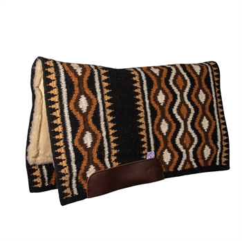 Comfort-Fit SMx Air Ride Western Pad | Rio Grande | Tan/Emerald | 3/4''x33''x38''