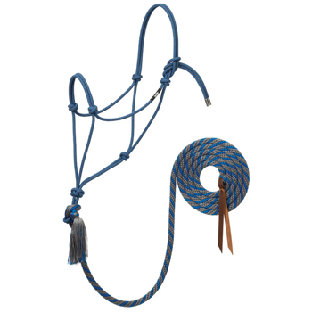 Silvertip No. 95 Rope Halter w/ Lead | Grey/Pacific Blue