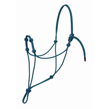 Silvertip Four Knot Rope Halter | Black Average