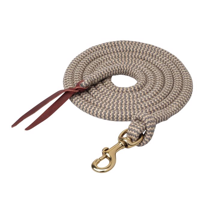 ECOLUXE Lead Rope w/ Snap | Charcoal/Tan