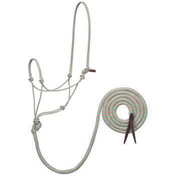 ECOLUXE Rope Halter w. Lead | Cantaloupe/Radiance