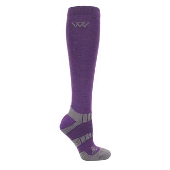 Woof Wear | 2-Pack Winter Socks | Damson/Grey