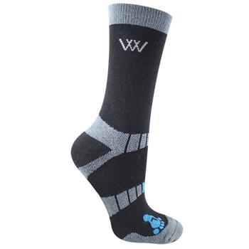 Woof Wear | Short Bamboo Waffle Socks | Black