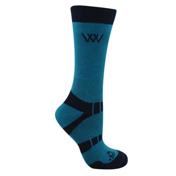 Woof Wear | Short Bamboo Waffle Socks | Ocean