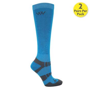 Young Rider Pro Bamboo Sock | Turquoise