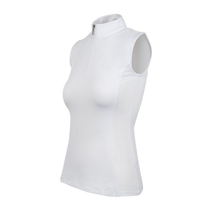 Sleeveless Tech Shirt | White