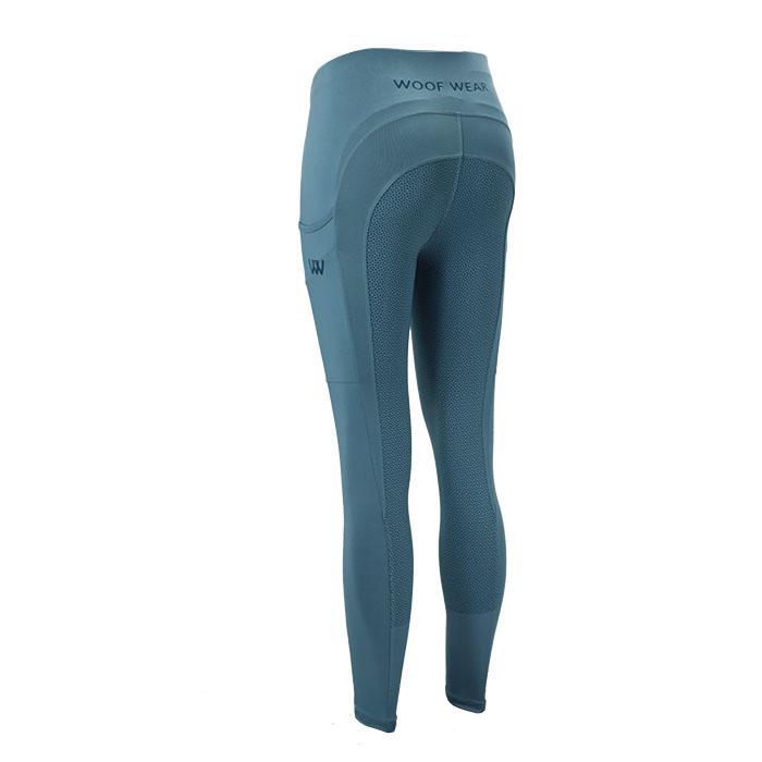 Woof Wear | Young Rider Riding Tights | Mineral Blue